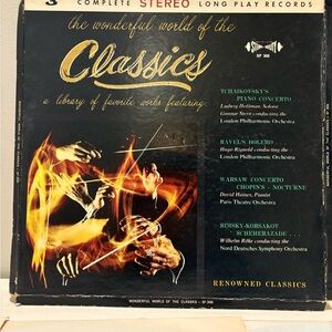 The Wonderful World of the Classics 3xLP Vinyl Record Box Set Somerset SF 306
